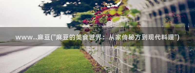 伊人久麻豆社区：www..麻豆(\