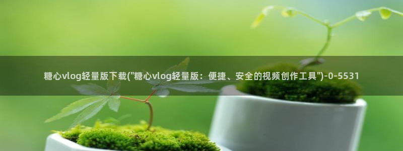 糖心vlog塔塔